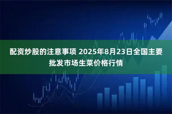配资炒股的注意事项 2025年8月23日全国主要批发市场生菜价格行情
